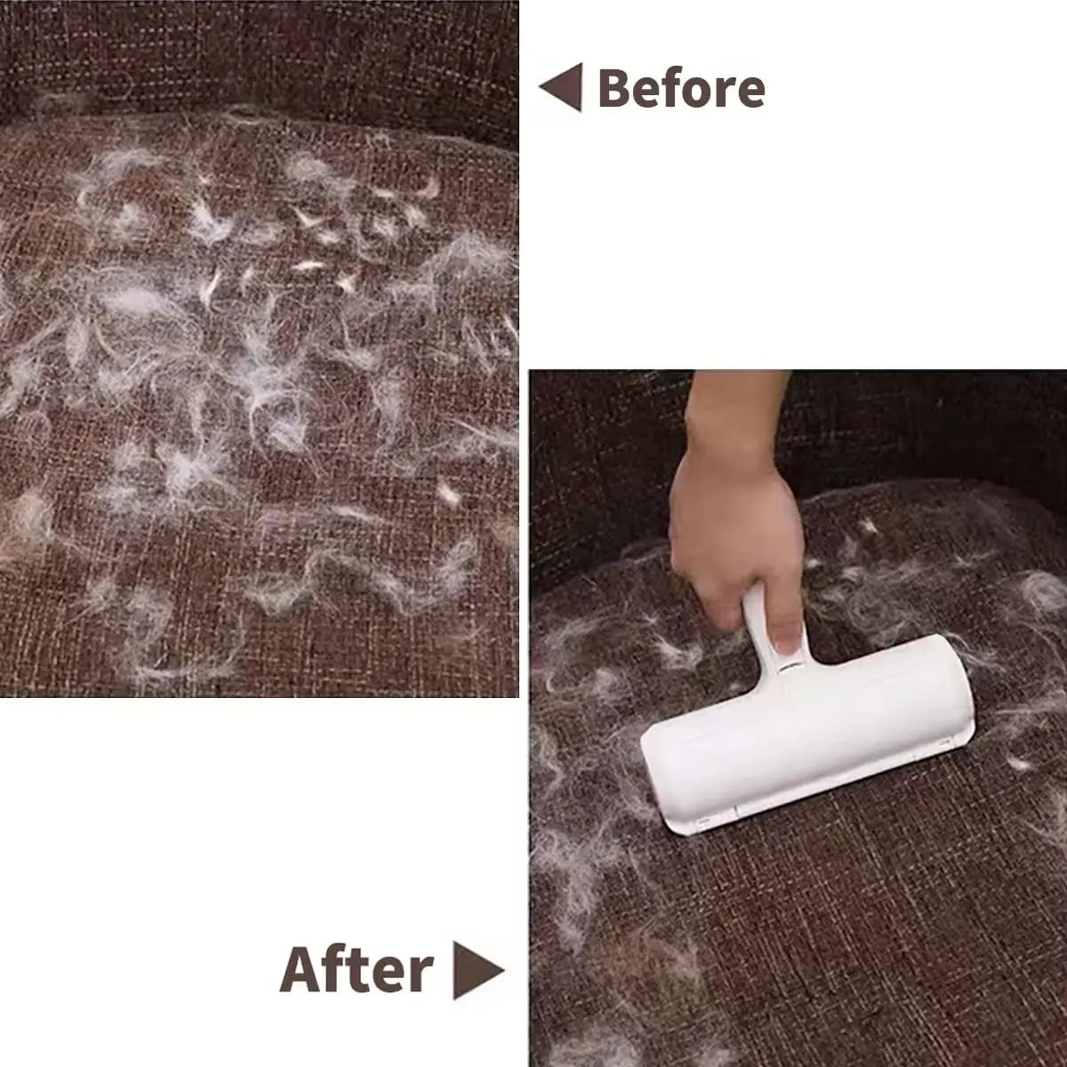 Wholesale Hair Remover Roller Sticky Reusable Lint Dog Cat Brush Removal Portable Plastic Animal Self Cleaning Roller - Image 2