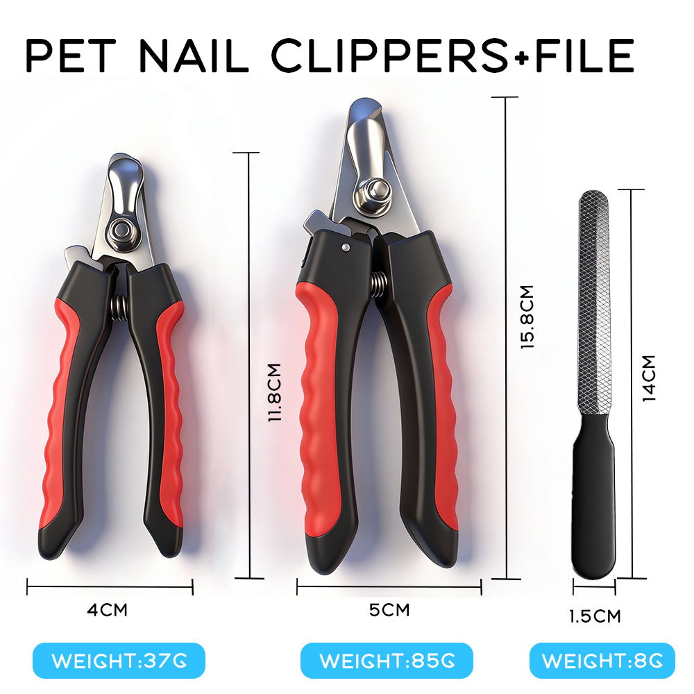 Professional Small Pet Nail Clipper Stainless Steel Dog Grooming Trimmer Safety Guard Prevents Cutting Easy Cleaning Cats Dogs - Image 2