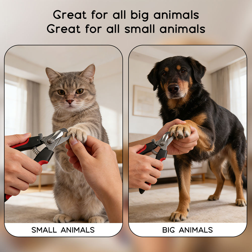 Professional Small Pet Nail Clipper Stainless Steel Dog Grooming Trimmer Safety Guard Prevents Cutting Easy Cleaning Cats Dogs - Image 3